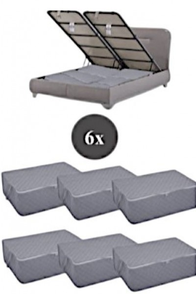 ÇEKYAT BAZA TİPİ HURÇ 6 ADET 22 Cm x 40 Cm x60 Cm