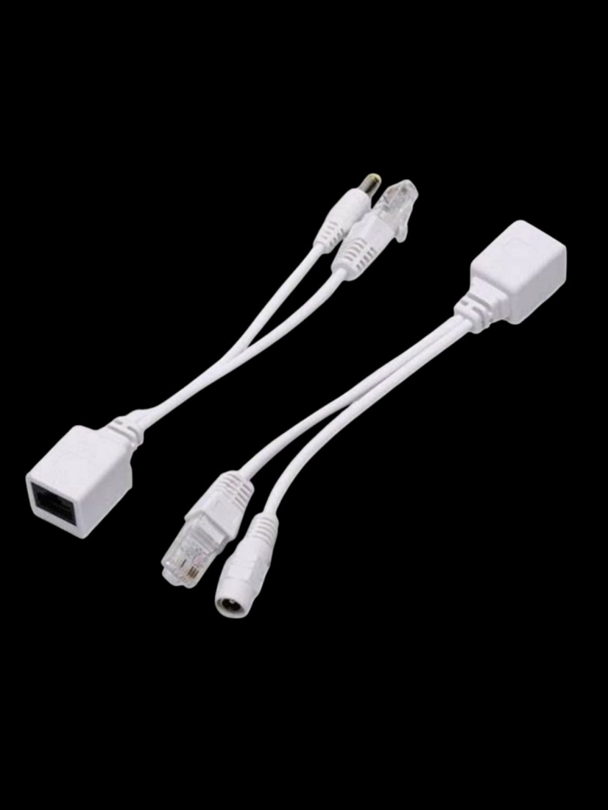 PASİF POE ENJEKTÖR ADAPTÖR SETİ | RJ45 + DC UÇLU | IP KAMERA VE AĞ CİHAZLARIYLA UYUMLU