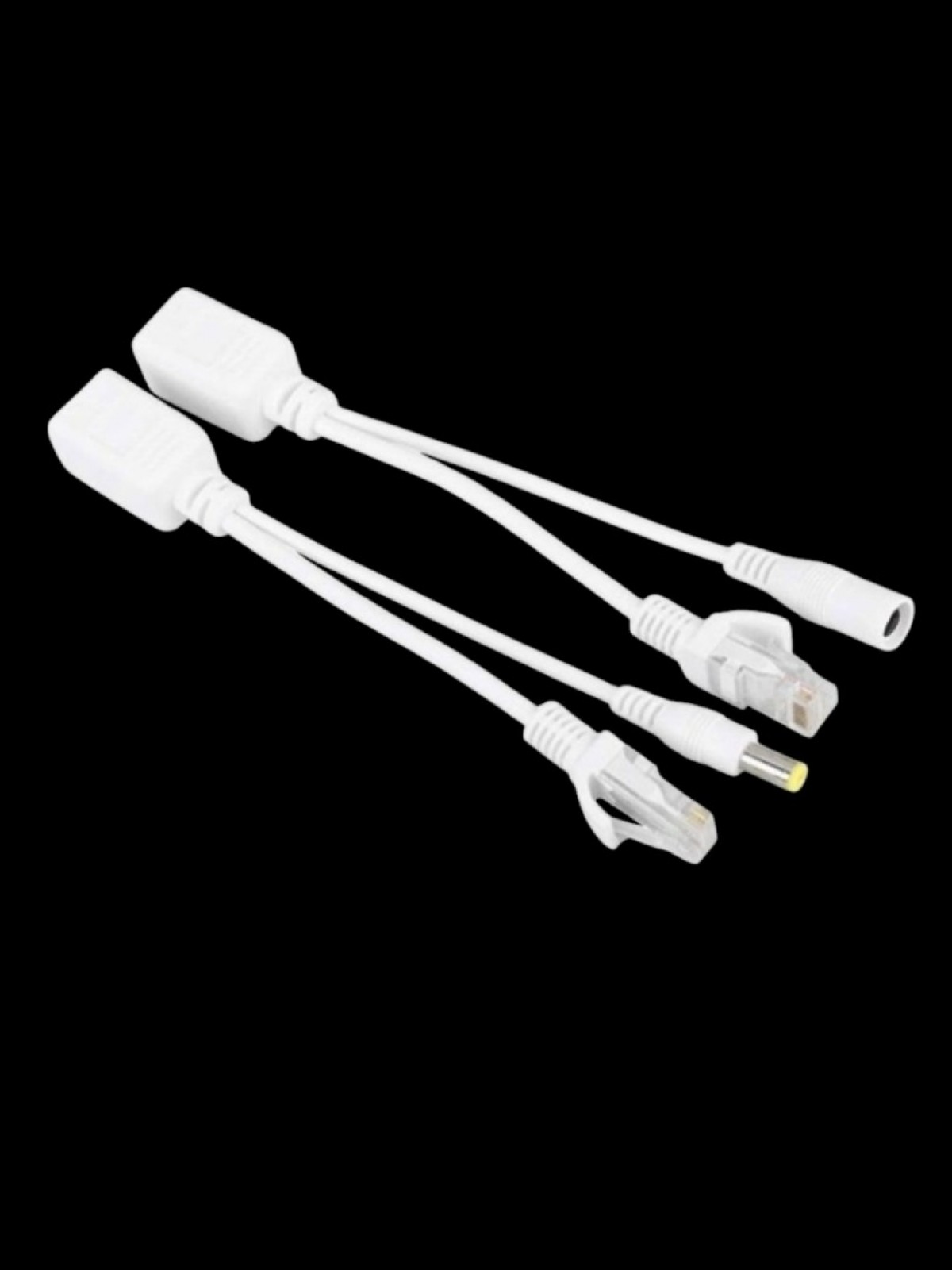 PASİF POE ENJEKTÖR ADAPTÖR SETİ | RJ45 + DC UÇLU | IP KAMERA VE AĞ CİHAZLARIYLA UYUMLU