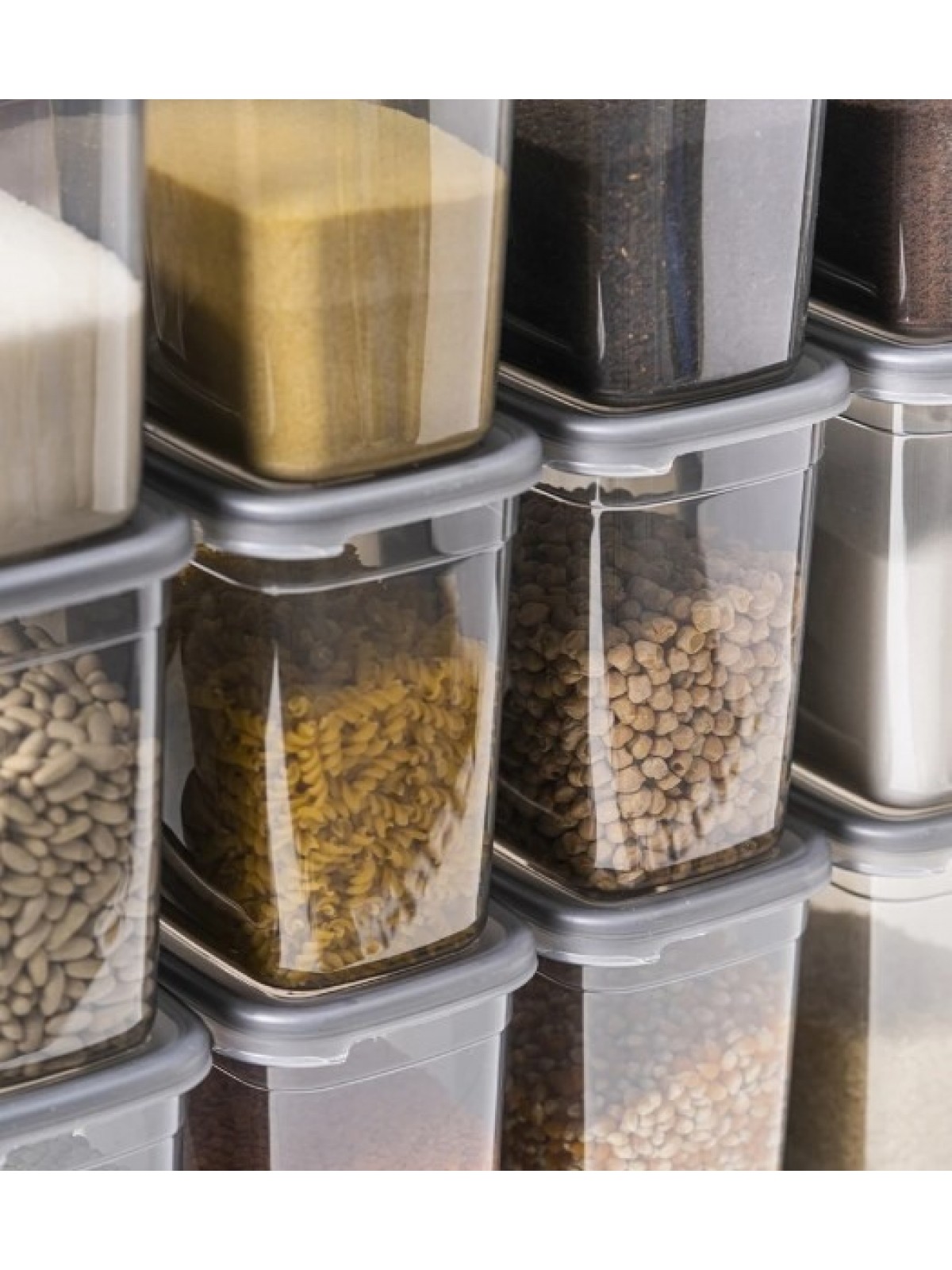 PER CLASS ORGANİZER ETİKETLİ ERZAK SAKLAMA KABI 1.2 LT 12'LI SET