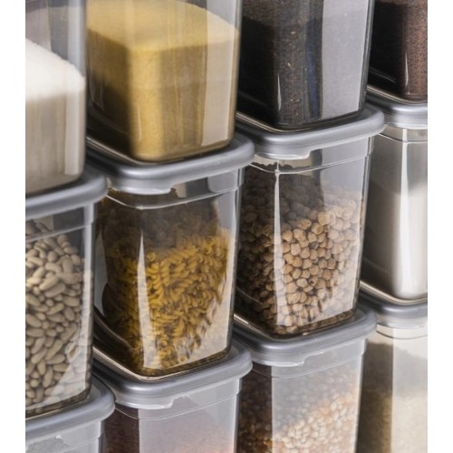  PER CLASS ORGANİZER ETİKETLİ ERZAK SAKLAMA KABI 1.2 LT 12'LI SET