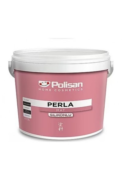 POLİSAN PERLA MAT SİLİKONLU İÇ CEPHE BOYASI 12.5 LT (18.6) KG 