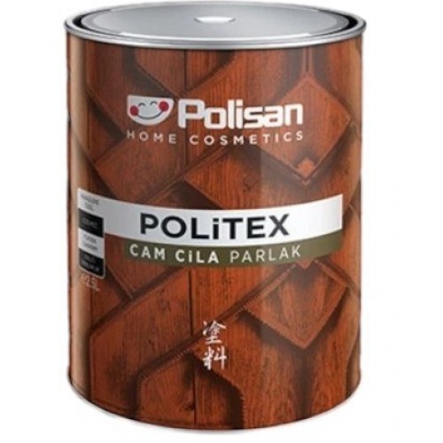 POLİSAN POLİTEX CAM CİLA PARLAK 2.5 LT (PARLAK/ŞEFFAF) 