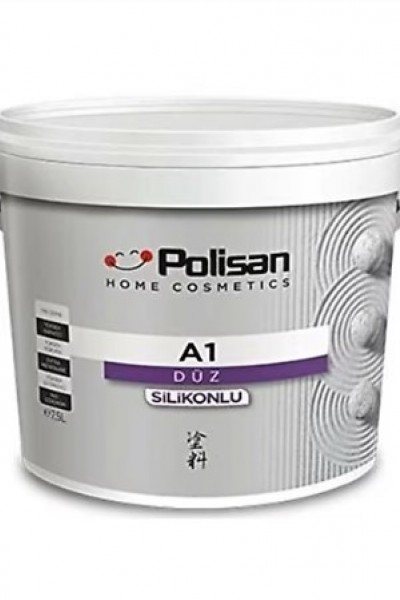 POLİSAN  A1 SİLİKONLU DÜZ DIŞ CEPHE BOYASI  15LİTRE(20KG) 