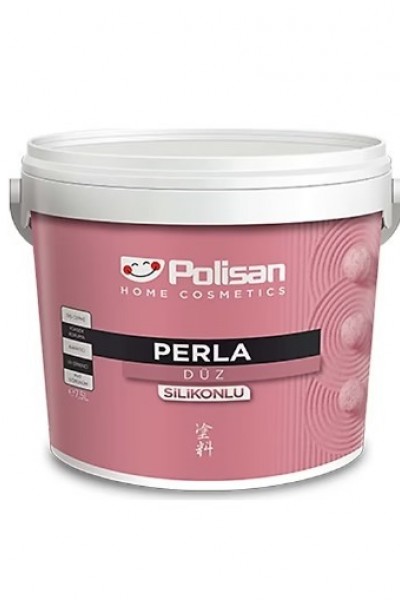 POLİSAN PERLA SİLİKONLU  DÜZ DIŞ CEPHE BOYASI 15 LİTRE (20KG) 