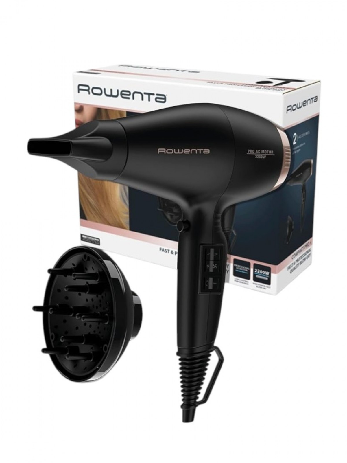 ROWENTA COMPACT PRO+ CV6930 2200 W SAÇ KURUTMA MAKİNESİ