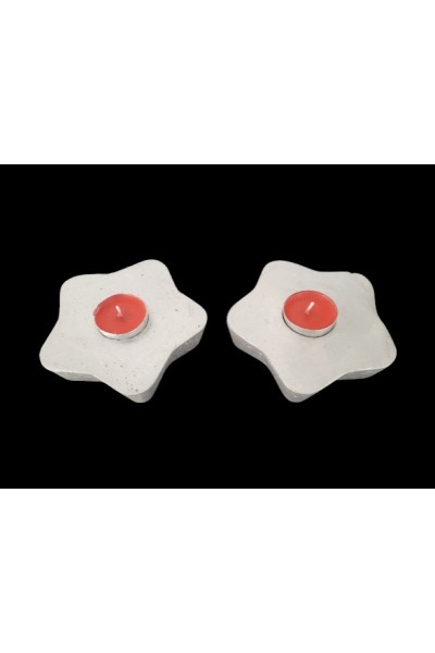 DEKORATİF  YILDIZ MUMLUK