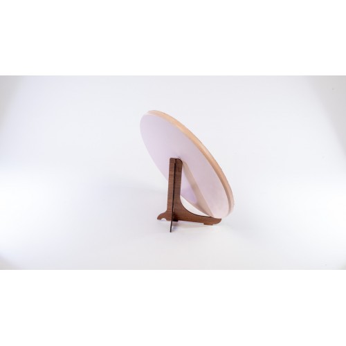 MASALSI YAZMA BASKILI YUVARLAK MASAÜSTÜ PANO