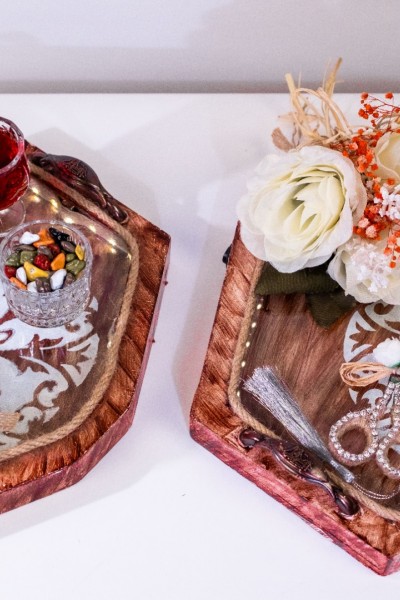 MASALSI SÖZ-NİŞAN (DAMAT) TEPSİSİ