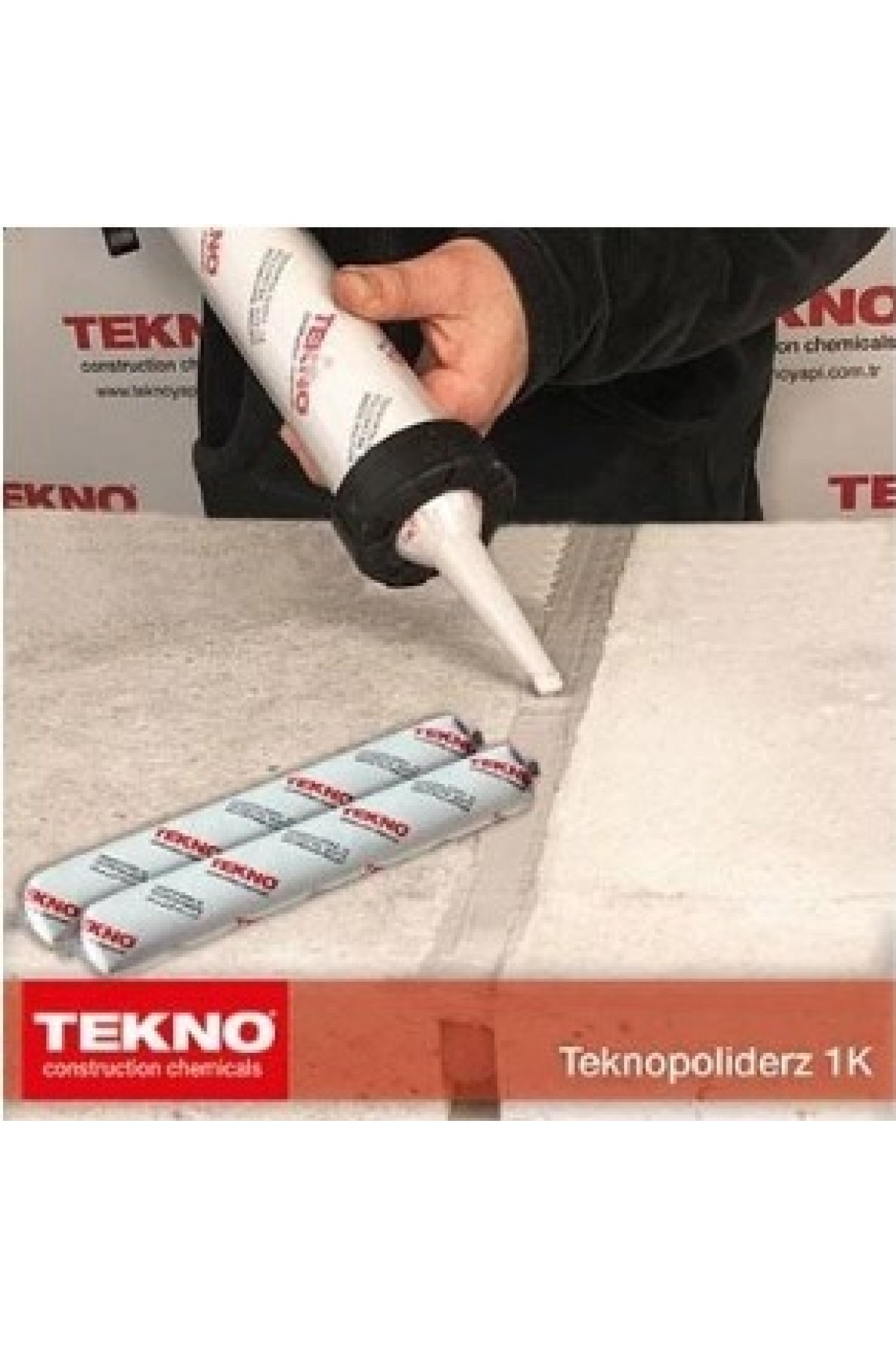 TEKNO TEKNOPOLİDERZ 1K( POLİÜRETAN ESASLI DERZ DOLGU MASTİĞİ)SOSİS 600ML  