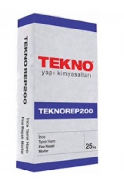 TEKNO  TEKNO TEKNOREP 200( İNCE TAMİR HARCI) 25 KG 