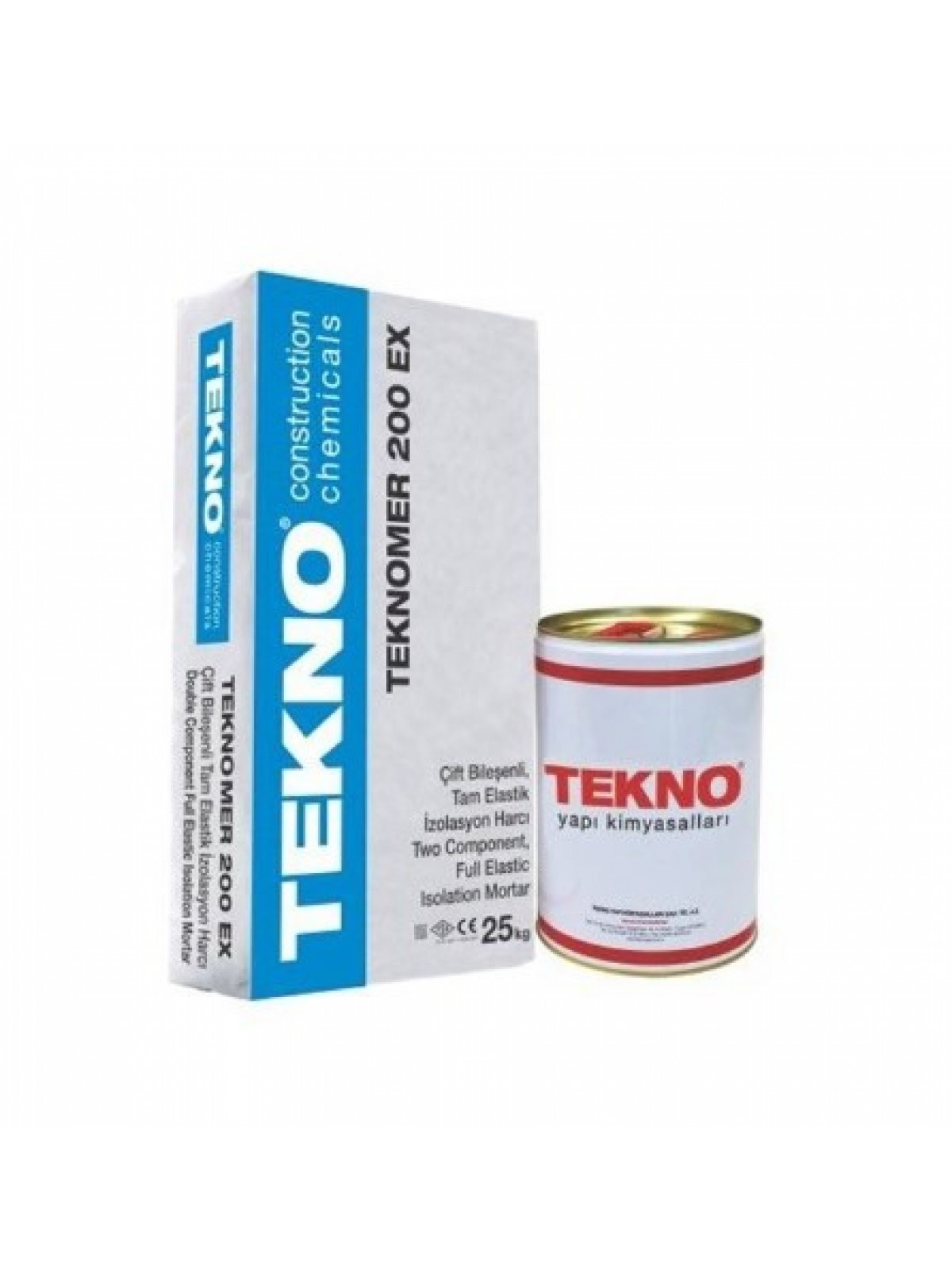 TEKNO TEKNOMAR 200 EX KRİSTALİZE (ÇİFT KOMPONENTLİ KRİSTALİZE SU YALITIM MALZEMESİ) 35 KG SET 