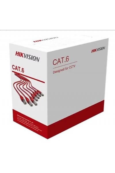 CAT6 HIKVISION DS-1LN6U-G 23 AWG U/UTP 4P-PVC-CM 305 MT GRİ KABLO