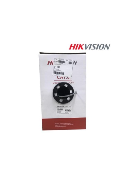 CAT6 HIKVISION DS-1LN6U-G 23 AWG U/UTP 4P-PVC-CM 305 MT GRİ KABLO