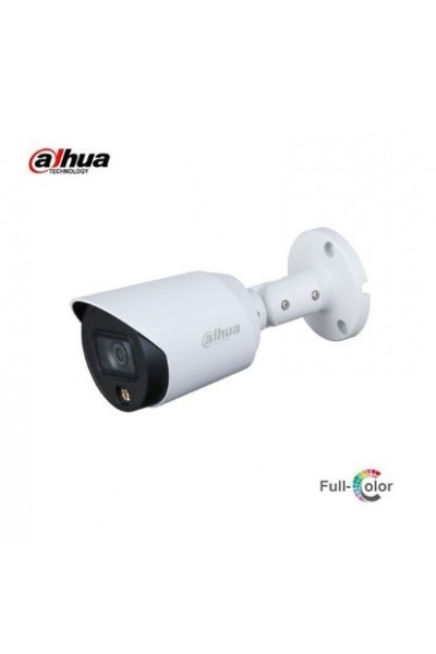 DAHUA HAC-HFW1209TLM-A-LED-0360B 2.0 MP 3.6 MM DAHİLİ MİKROFONLU HD-CVI FULL COLOR BULLET KAMERA