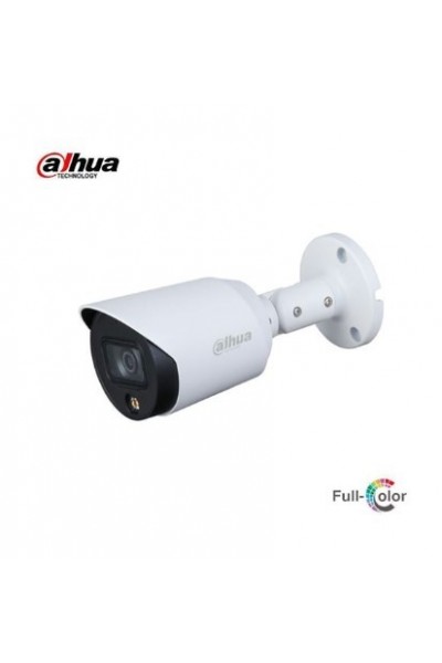 DAHUA HAC-HFW1209TLM-A-LED-0360B 2.0 MP 3.6 MM DAHİLİ MİKROFONLU HD-CVI FULL COLOR BULLET KAMERA