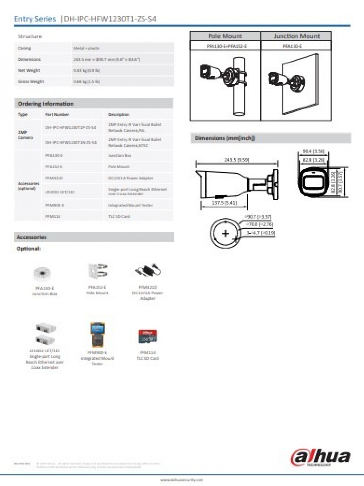 DAHUA IPC-HFW1230T-ZS-2812-S5 2 MP 2.8-12MM MOTORİZE IP BULLET KAMERA