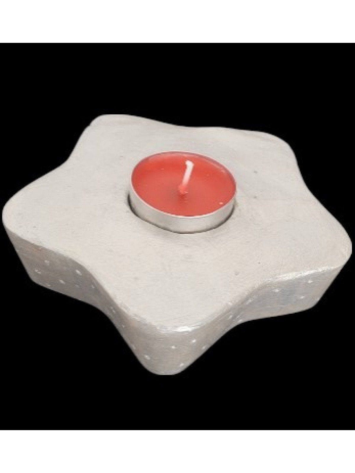 HOBİ ALÇI DEKORATİF  YILDIZ MUMLUK