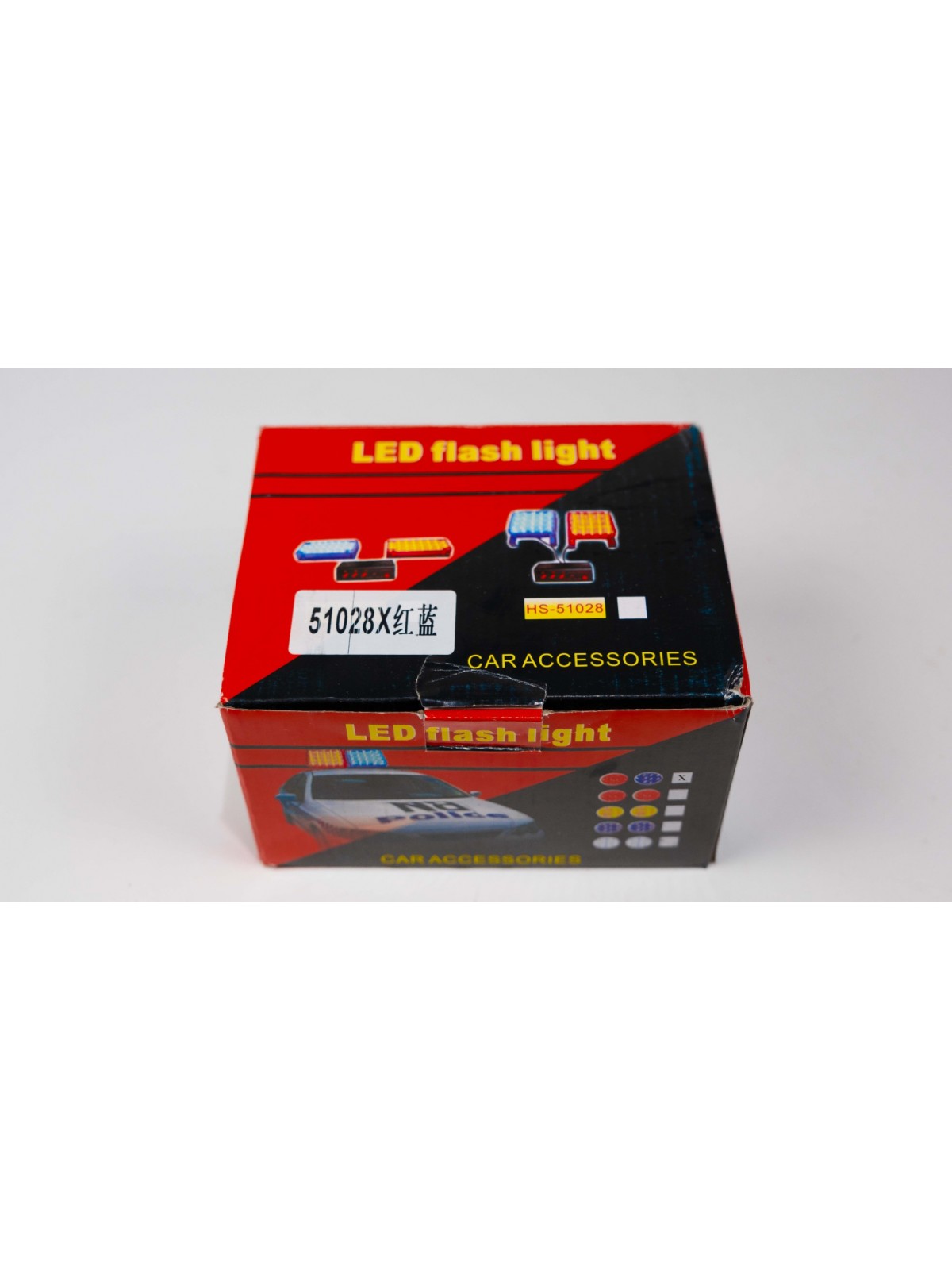 C9 PANJUR ARASI MODLU 44 LEDLİ FLAŞLI KIRMIZI MAVİ LAMBA 22X2