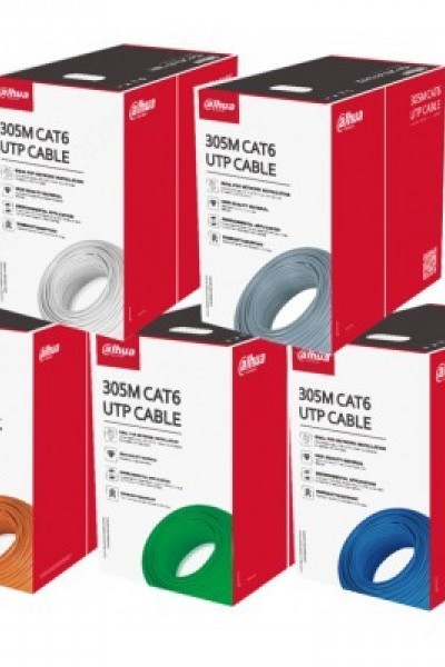 CAT6 DAHUA PFM920I-6UN-C UTP 305 MT SAF BAKIR 23 AWG LSZH KABLO