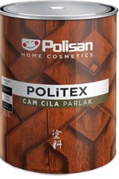 POLİSAN POLİTEX CAM CİLA PARLAK 0.75 LT (PARLAK/ŞEFFAF)