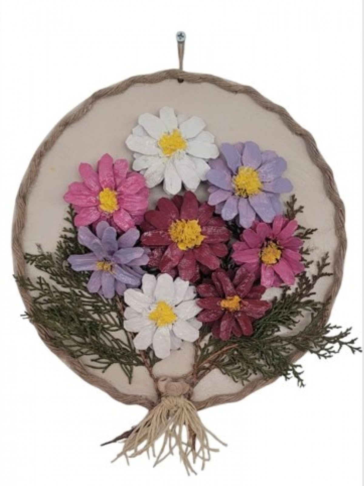 SONSUZ BAHAR BUKETİ TEMALI DUVAR SÜSÜ TABLO