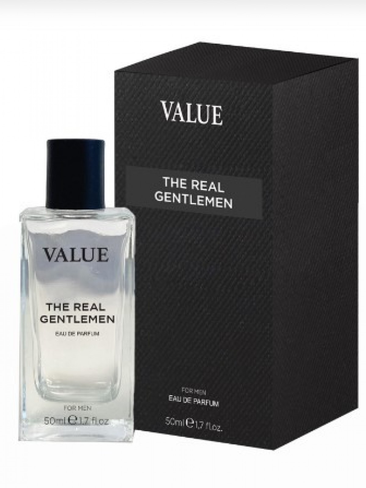 VALUE THE REAL GENTLEME EAU DE PARFUM FOR MEN 50 ML. VALUE 