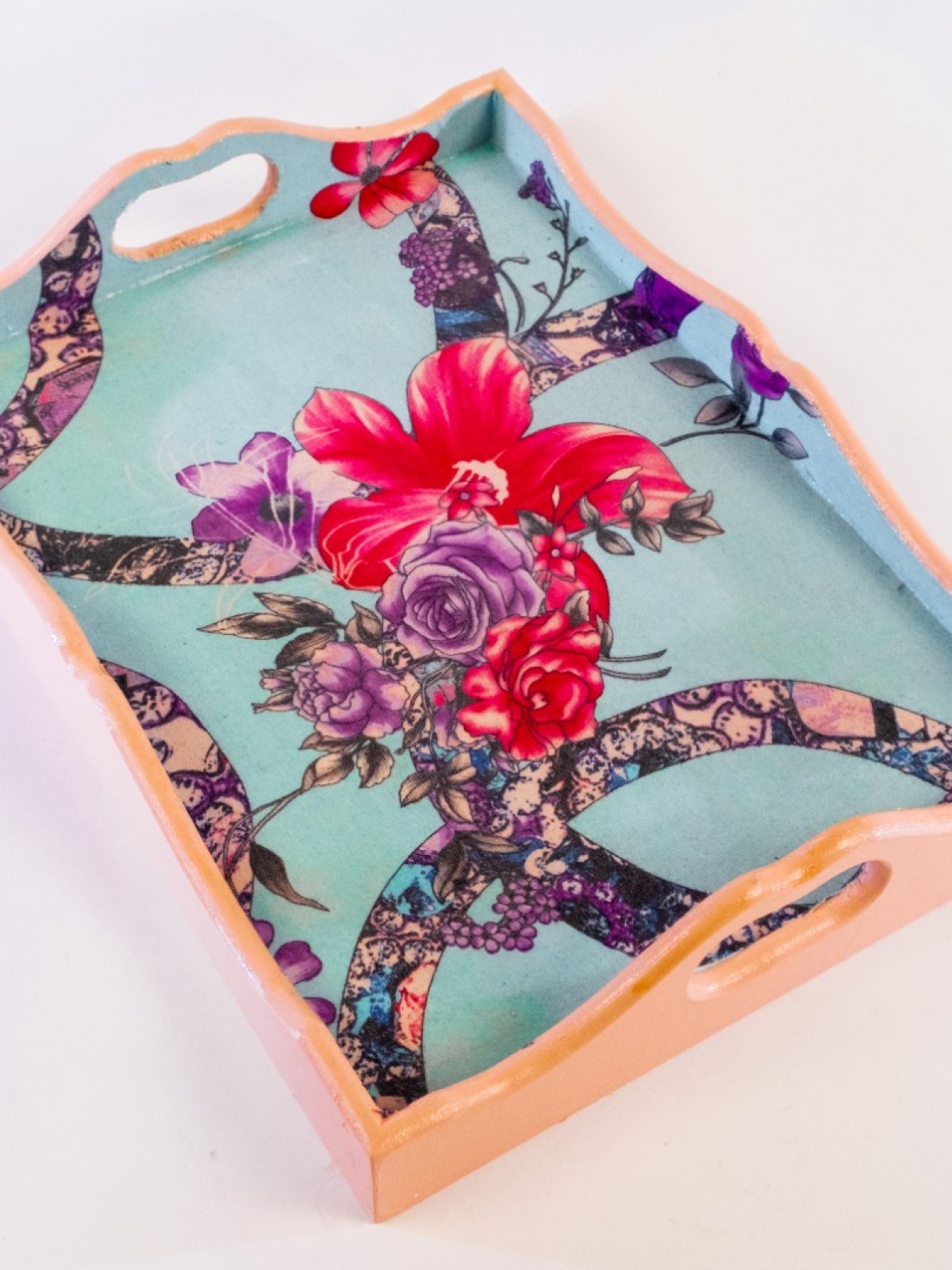 YAZMA BASKILI SUNUMLUK TEPSİ 