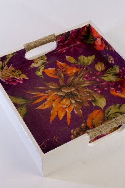 MASALSI YAZMA BASKILI  SUNUMLUK TEPSİ