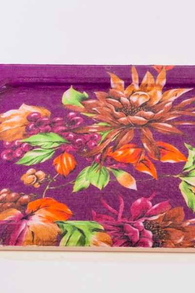 MASALSI YAZMA BASKILI  SUNUMLUK TEPSİ