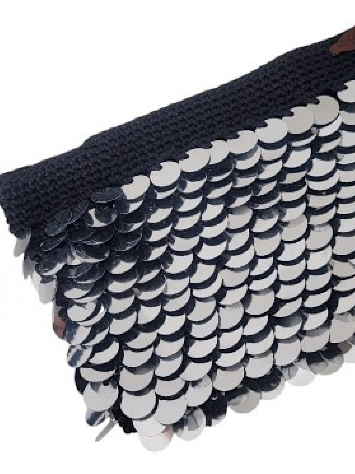 GÜMÜŞ PAYETLİ ABİYE ÇANTA 