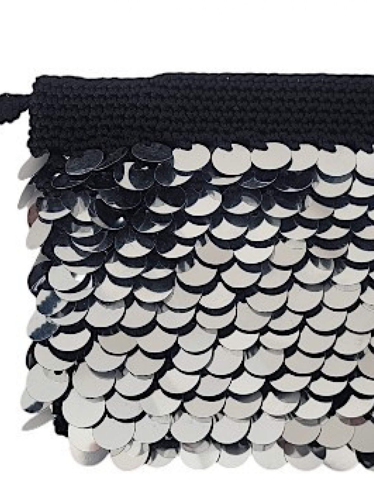 GÜMÜŞ PAYETLİ ABİYE ÇANTA 