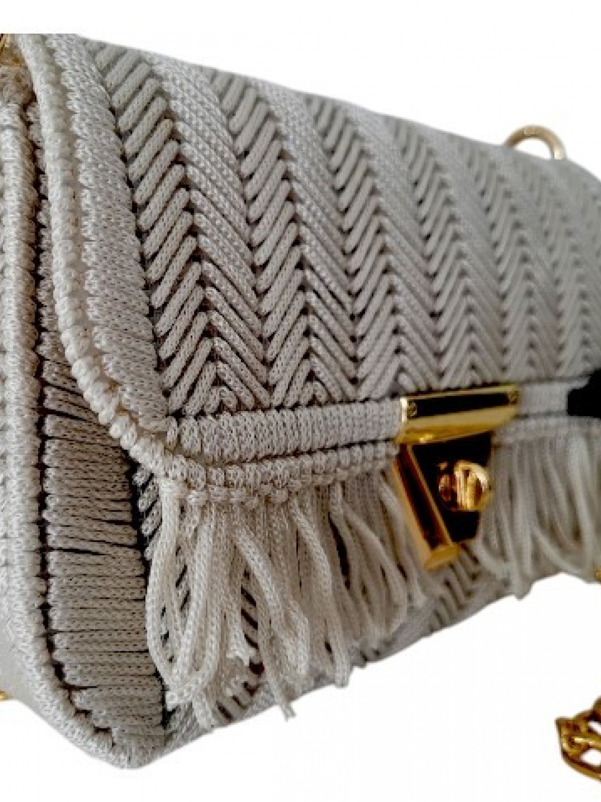 CREAM CASUAL KANVAS  OMUZ ÇANTASI