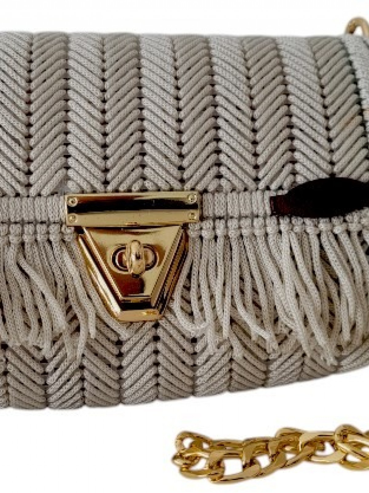 CREAM CASUAL KANVAS  OMUZ ÇANTASI