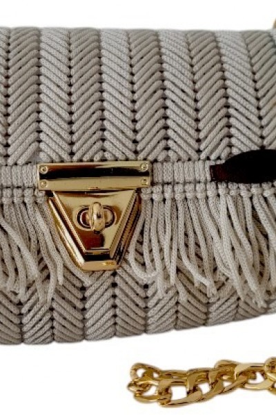 CREAM CASUAL KANVAS  OMUZ ÇANTASI