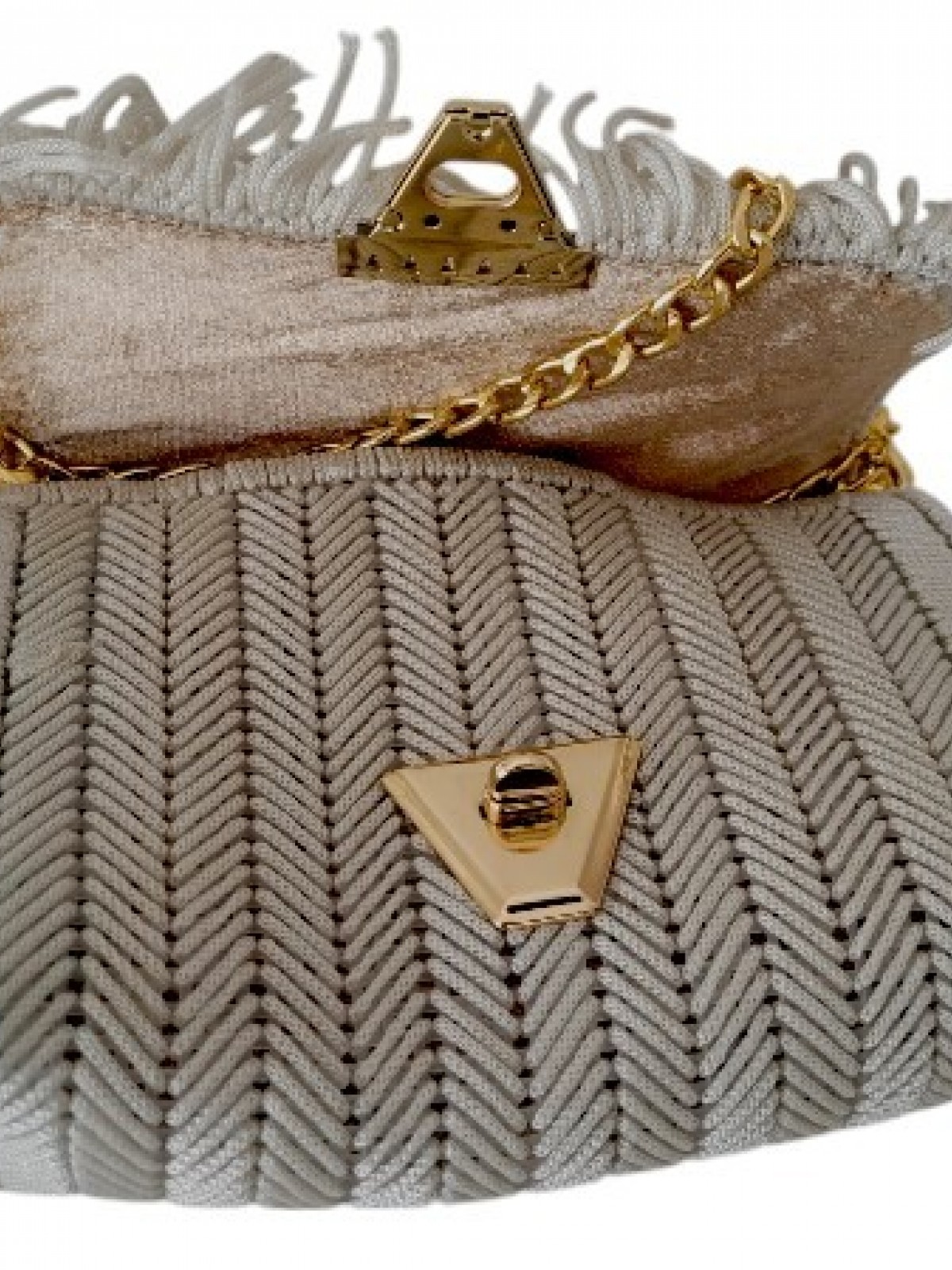 CREAM CASUAL KANVAS  OMUZ ÇANTASI