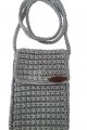 GRAY CASUAL MAKROME OMUZ ÇANTASI(TELEFONLUK)