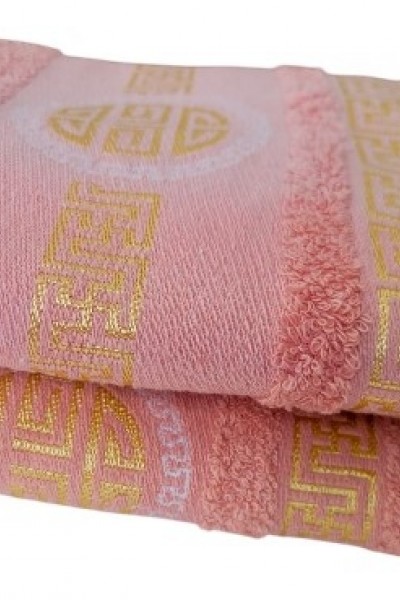 YALDIZ DESENLİ 2’Lİ BANYO HAVLU TAKIMI (YAVRU AĞZI)