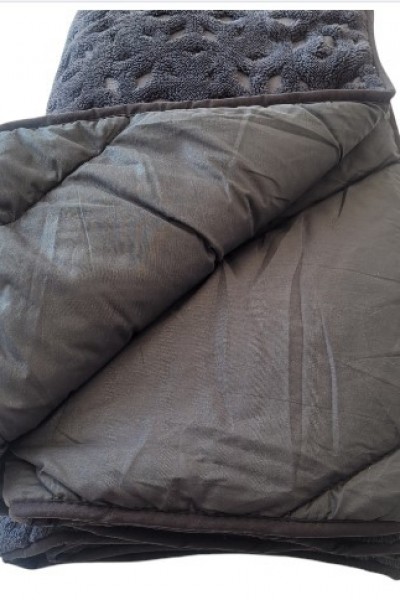 TEK KİŞİLİK WELSOFT YORGAN FLUFFY V2 (FÜME )