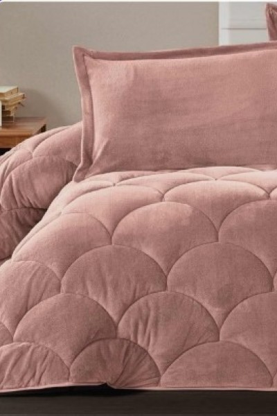 ÇİFT KİŞİLİK WELSOFT YORGAN FLUFFY V2 (SOMON)