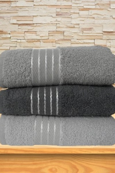 LİNES 50X90 CM EL-YÜZ HAVLUSU 3'LÜ TAKIM