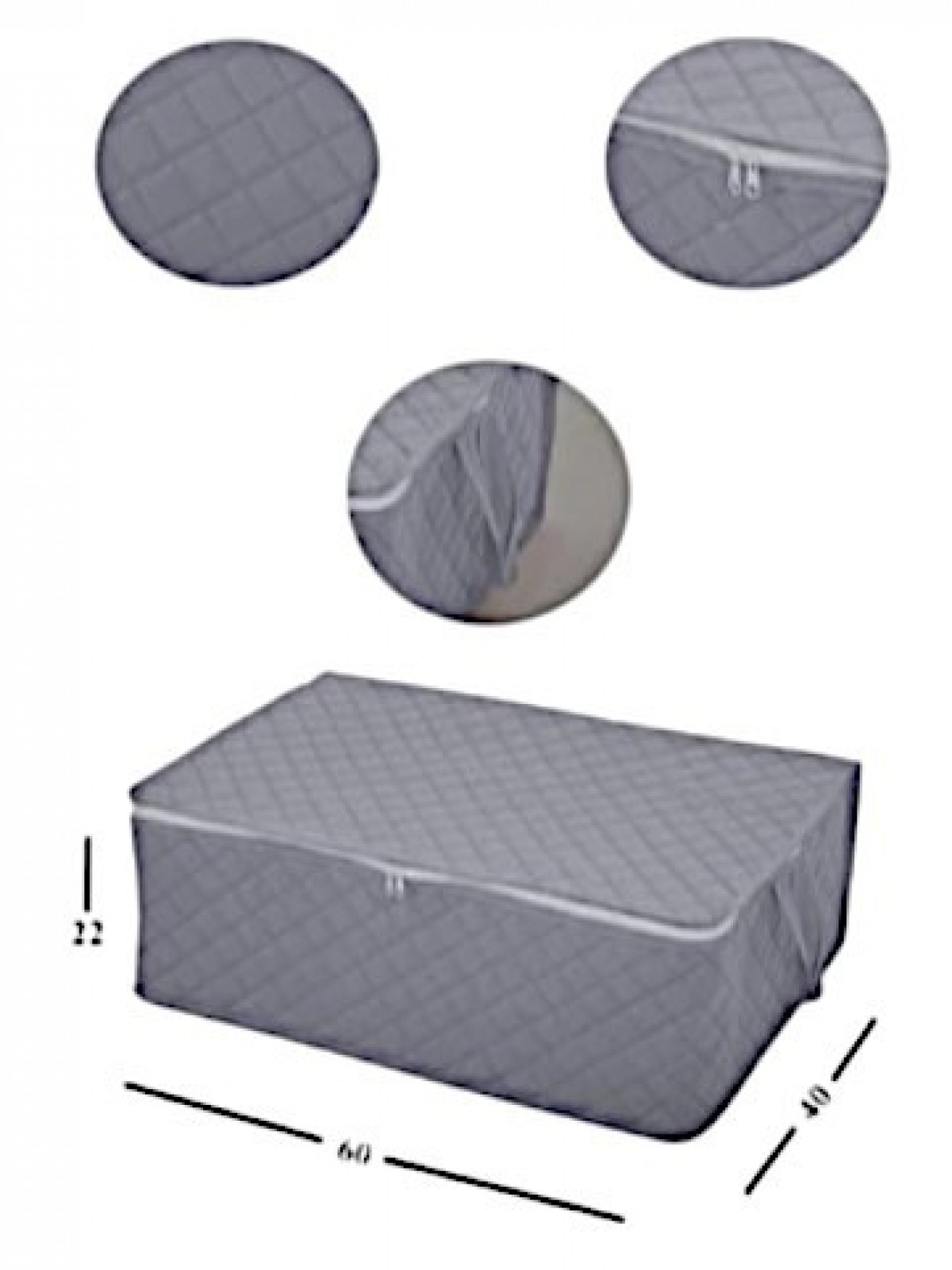 ÇEKYAT BAZA TİPİ HURÇ 8 ADET 22 Cm x 40 Cm x60 Cm