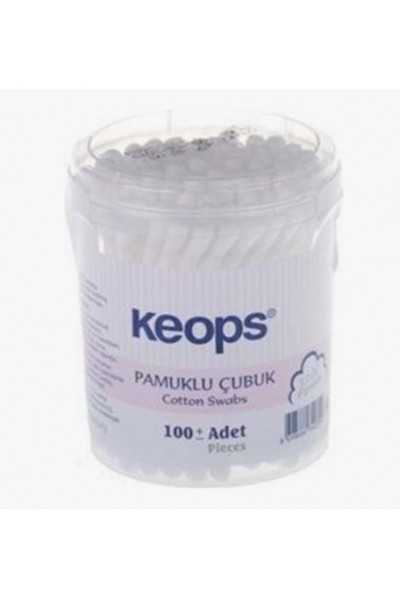 KEOPS PAMUKLU ÇUBUK KÜÇÜK BOY 100’LÜ KEOPS PAMUKLU ÇUBUK KÜÇÜK BOY 100’LÜ