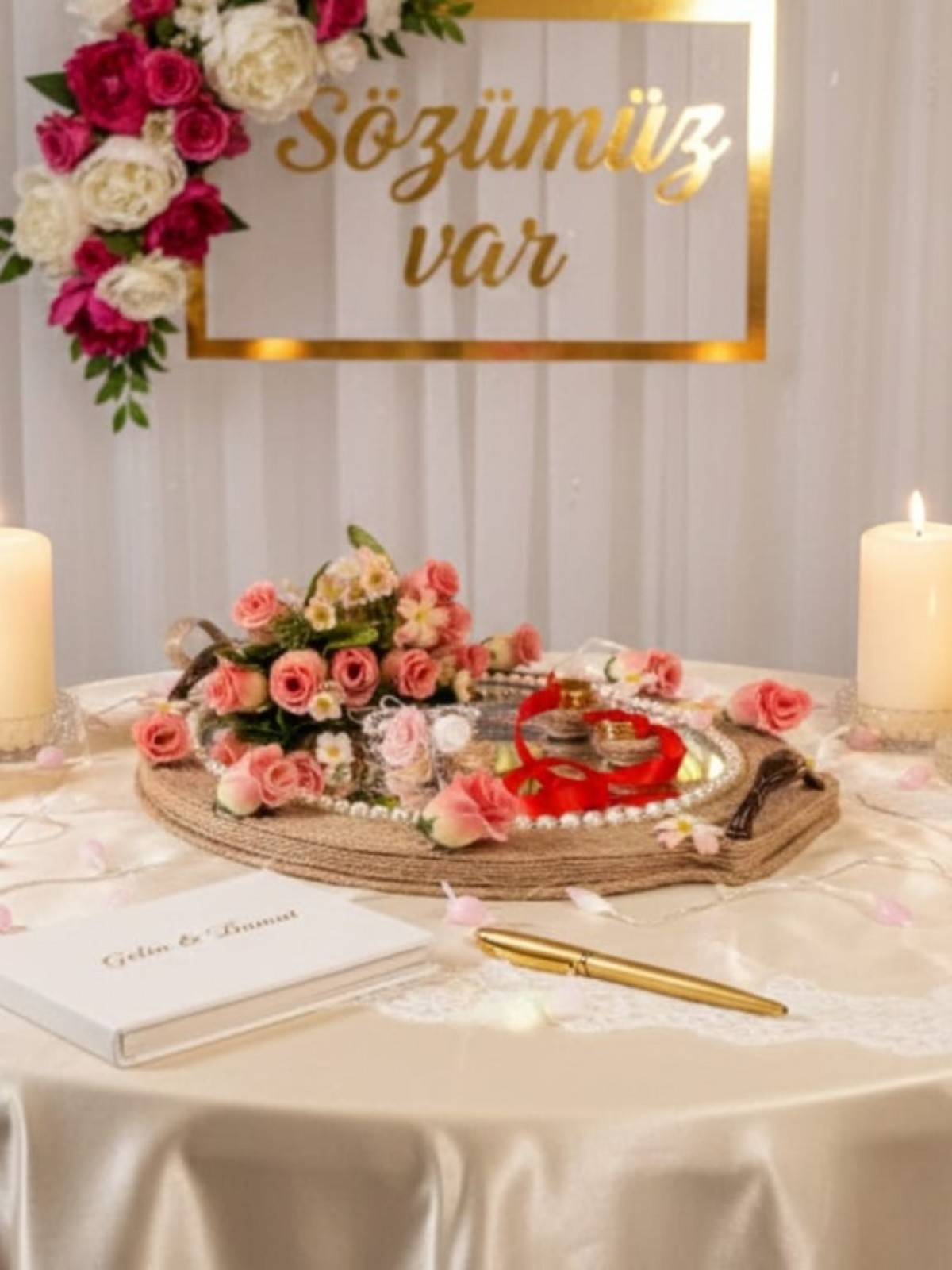 MASALSI SÖZ VE NİŞAN TEPSİSİ