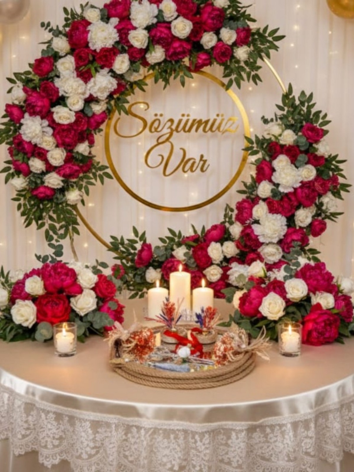 MASALSI SÖZ VE NİŞAN TEPSİSİ