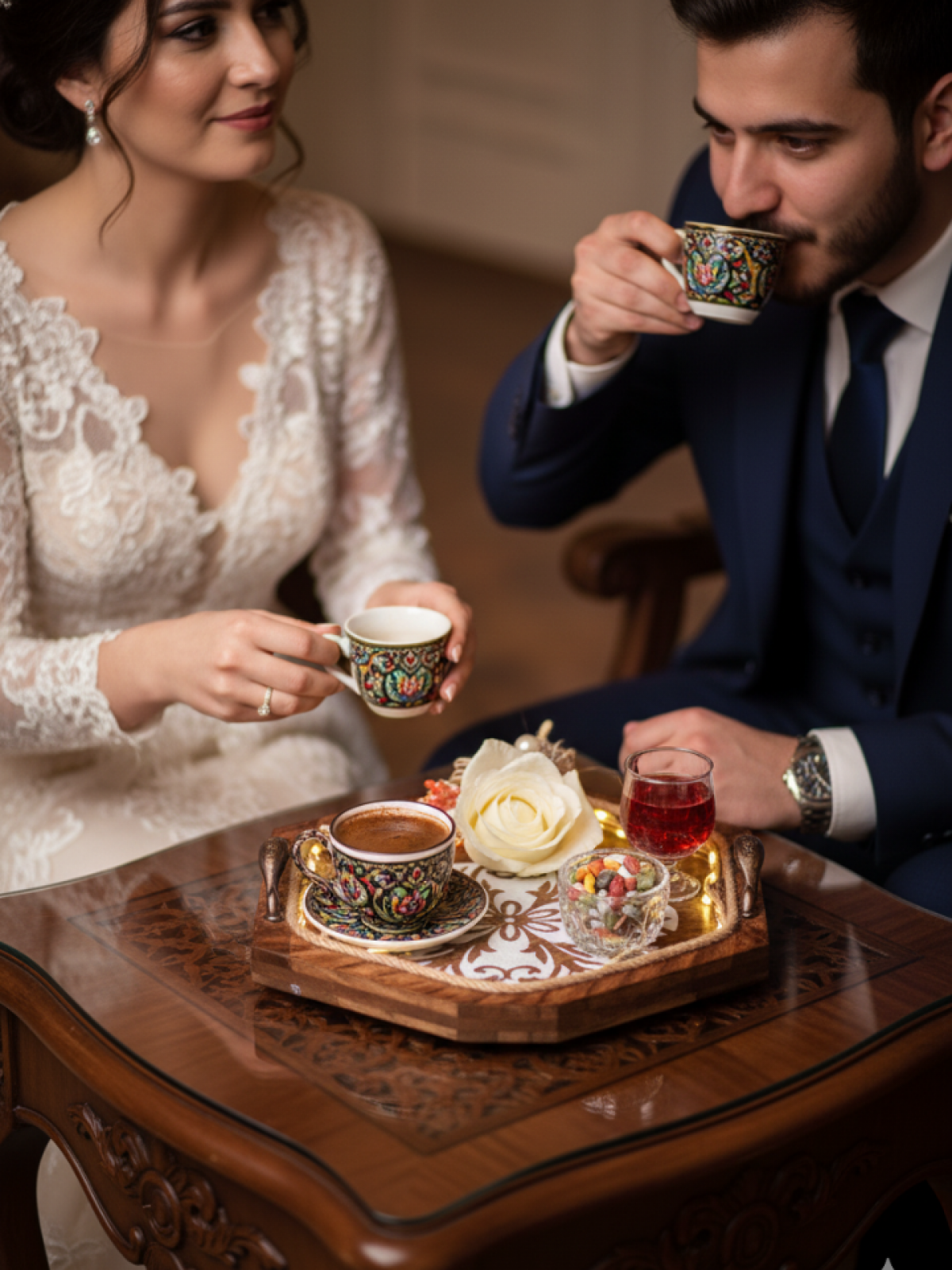 MASALSI SÖZ VE NİŞAN (DAMAT)TEPSİSİ