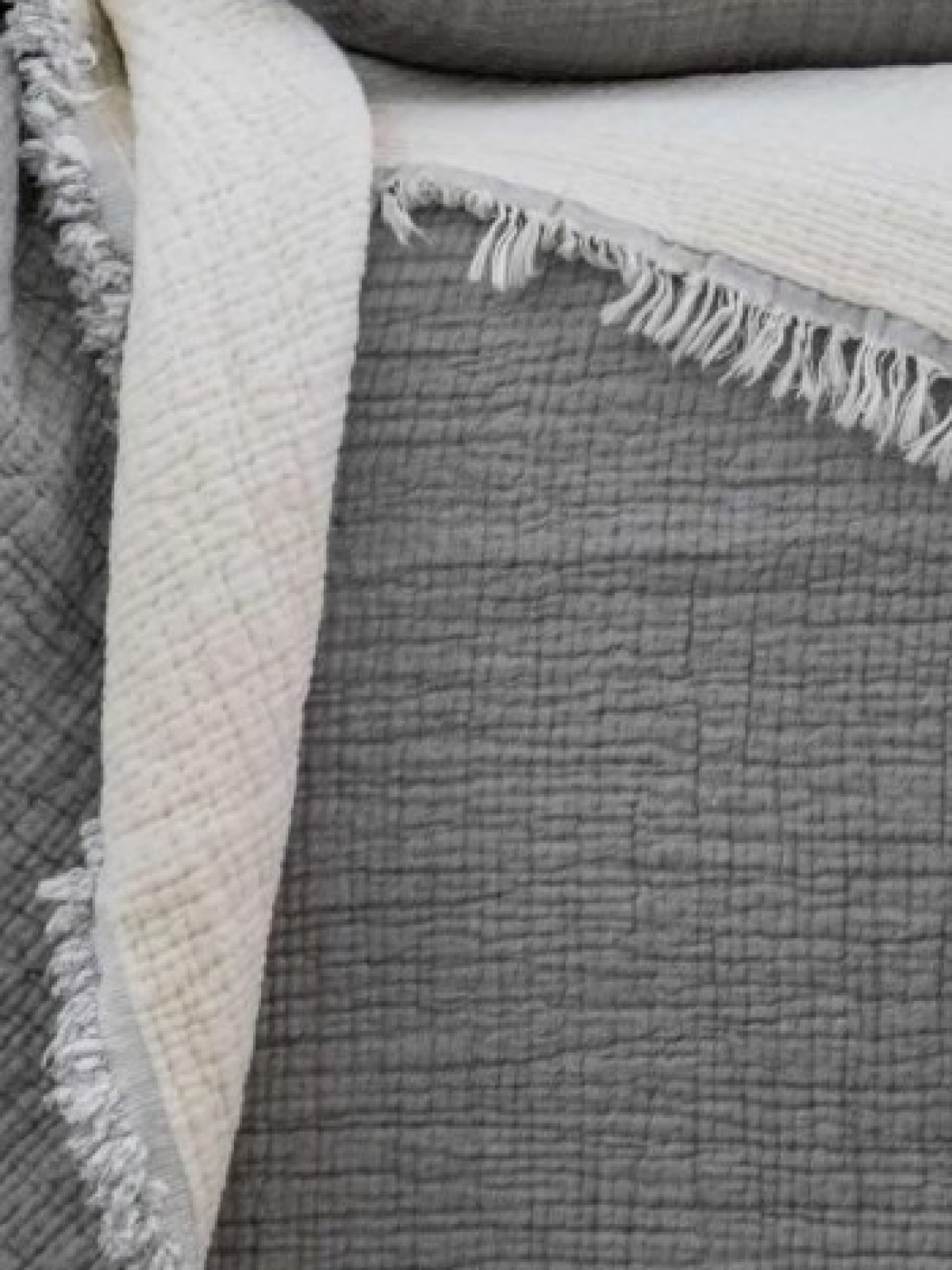 DESTİNY HOMETEX MÜSLİN YORGAN / TEK KİŞİLİK (ANTRASİT) 160 X 220 CM