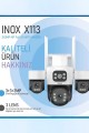 INOX-X113 3+3+3MP 3 LENSLİ WİFİ PTZ KAMERA