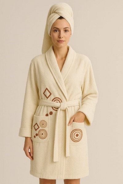 MTH VIP COLLECTION TEK KİŞLİK BORNOZ TAKIMI