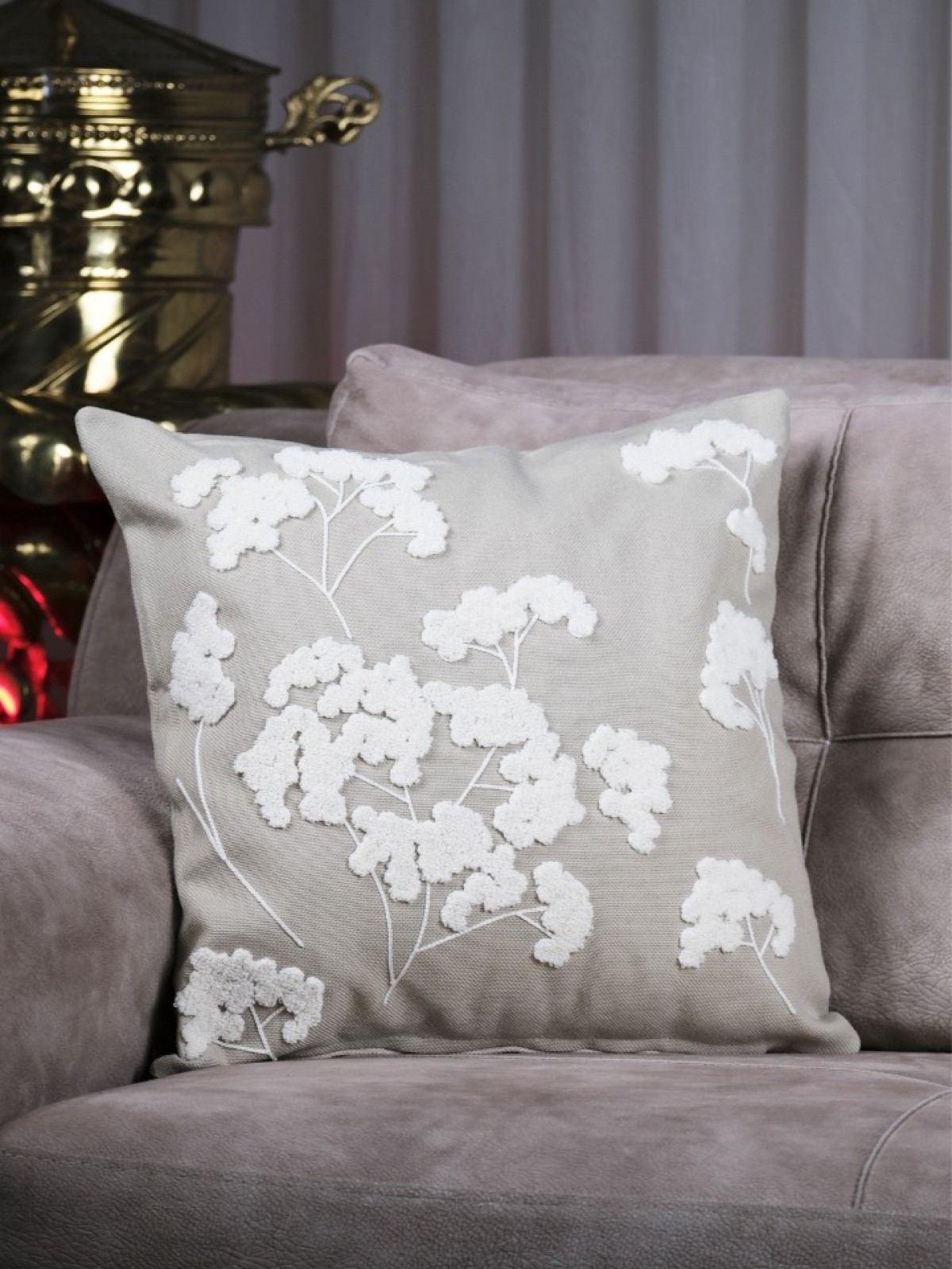 BOHEM PUNCH KIRLENT ( ELYAF DOLGULU İÇ YASTIK DAHİL)